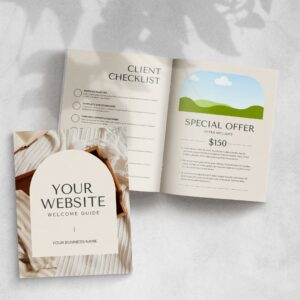 Web Designer Client Welcome Packet Template
