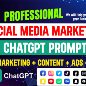 Social Media Marketing ChatGpt Prompts